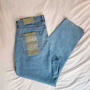 NWT Everlane Cheeky Straight Jeans in Sky Blue